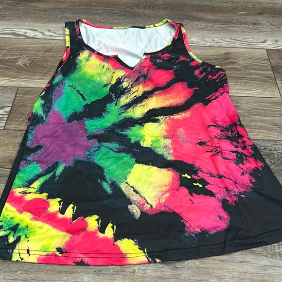 NWOT! Women’s Tie Dye Tank Lot x 2 Size L - Picture 5 of 7